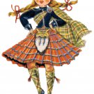 Scottish Doll of the World Cross Stitch Pattern Chart Graph