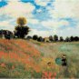 The Poppy Field by Monet Pattern Chart Graph