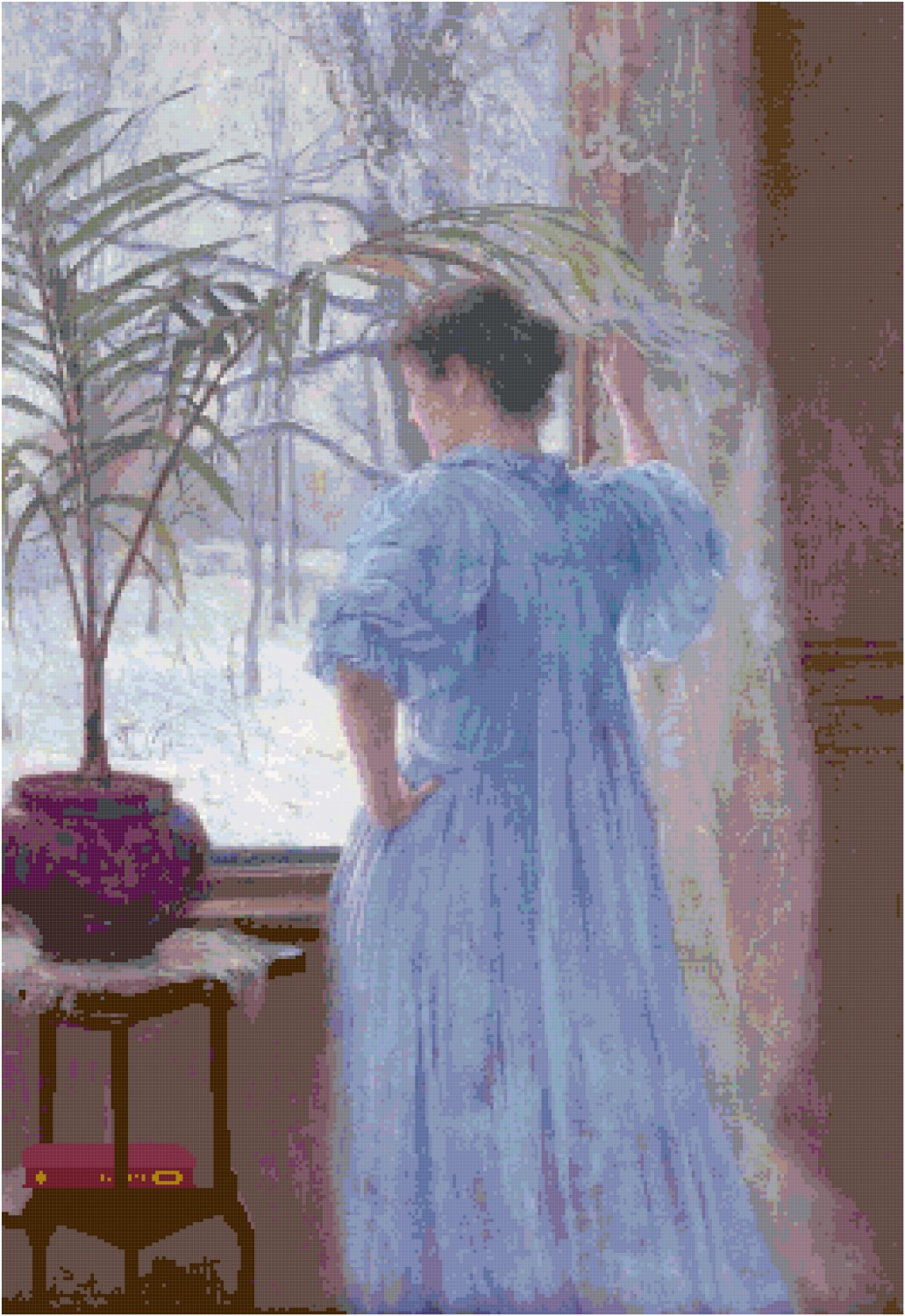 First Snow by Robert Koehler Pattern Chart Graph