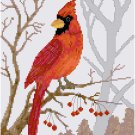 Winter Cardinal by Kate Robards Pattern Chart Graph