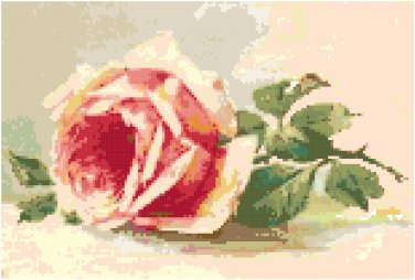 Gingersnap Rose Pattern Chart Graph