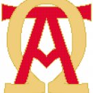Alpha and Omega Symbol Pattern Chart Graph
