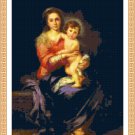 Madonna and Child by Murillo 1650 Pattern Chart Graph