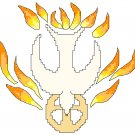 Holy Spirit with Fire Symbol Pattern Chart Graph