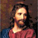 Portrait of Jesus Christ by Heinrich Hofmann Pattern Chart Graph