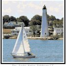 New London Harbor Lighthouse, CT Pattern Chart Graph New London Harbor Lighthouse, CT Pattern Chart Graph