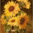 Sunflowers In A Vase Pattern Chart Graph