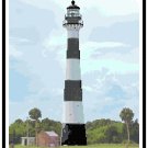 Cape Canaveral Lighthouse, FL Pattern Chart Graph
