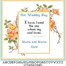 Wild Rose Wedding Sampler Pattern Chart Graph