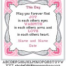 This Day Wedding Sampler Pattern Chart Graph This Day Wedding Sampler Pattern Chart Graph