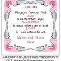 This Day Wedding Sampler Pattern Chart Graph