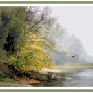 Autumn Lake Fog Pattern Chart Graph