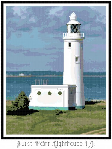Hurst Point Lighthouse, NH  Pattern Chart Graph