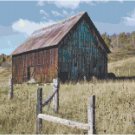 Weathered Barn and Fence  Pattern Chart Graph