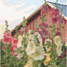 Hollyhock Barn  Pattern Chart Graph