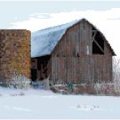 Columbus Winter Barn, Columbia Cty., WI  Pattern Chart Graph