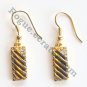 Rhinestone Austrian Crystals Clear Stone Faceted Rectangle Dangle Fashion Earrings