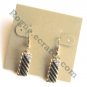 Rhinestone Austrian Crystals Clear Stone Faceted Rectangle Dangle Fashion Earrings