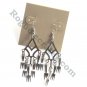 10 Forks Silver color Metal Dangle Fashion Earrings