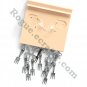 10 Forks Silver color Metal Dangle Fashion Earrings