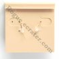 Multi Sides Red Dice Acrylic Dangle Fashion Earrings
