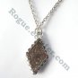 Rhinestone Purple Multi Stone Faceted Trapezoid Shape Fashion Necklace