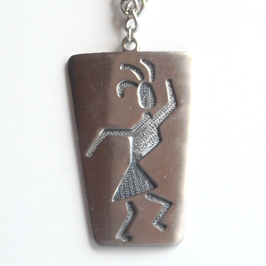 Native American Kachina Dancer Vintage Florenta of California Southwestern Necklace