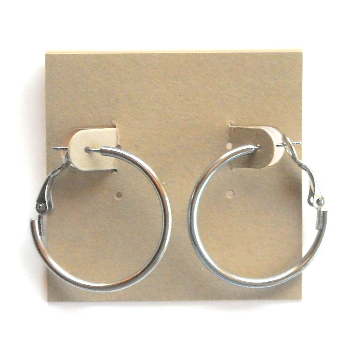 Round Loop French Lock Silver color Alloy Fashion Earrings