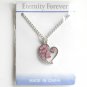 Austrian Crystals Purple Amethyst Multi Stone Faceted Heart Fashion Necklace
