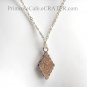 Austrian Crystals London Blue Multi Stone Faceted Design Fashion Necklace