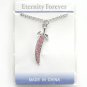 Austrian Crystals Pink Multi Stone Faceted Pepper Fashion Necklace