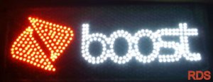 BOOST LED CELLPHONES MOBILE LED FLASHING SHOP SIGN