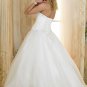 Custom made A-line strapless wedding dresses bridal gown AD001