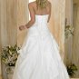 Custom made A-line strapless wedding dresses bridal gown AD002