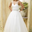 Custom made A-line wedding dresses 2011 AD006