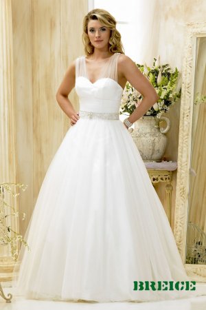 Custom made A-line wedding dresses 2011 AD006