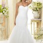 Custom made A-line strapless wedding dresses 2011 AD007