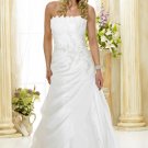 Custom made A-line wedding dresses 2011 AD011