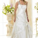 Custom made A-line wedding dresses 2011 AD016