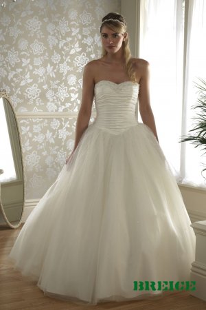 Custom made A-line wedding dresses AD023