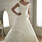 Custom made A-line wedding dresses ADW266