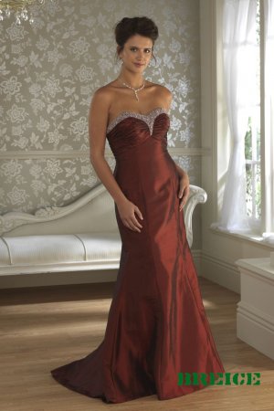 Custom made red wedding dresses ADW255