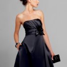 Short black bridesmaid/ formal/ wedding guest dresses AD4004
