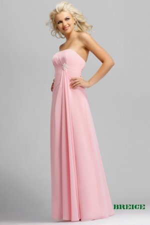 Long pink bridesmaid/ formal/ wedding guest dresses AD4002