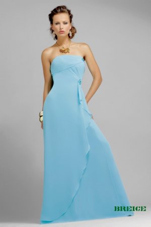 Long blue bridesmaid/ formal/ wedding guest dresses AD4000