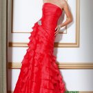 Red Long Evening Dresses Prom Party Gowns J01