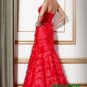 Red Long Evening Dresses Prom Party Gowns J01