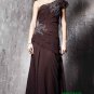 One Shoulder Long Evening Dresses Prom Party Formal Gowns J07