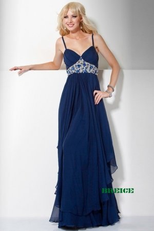 Blue Long Evening Dresses Prom Party Formal Gowns J18