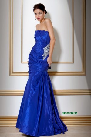 Blue Long Evening Dresses Prom Party Formal Gowns J20